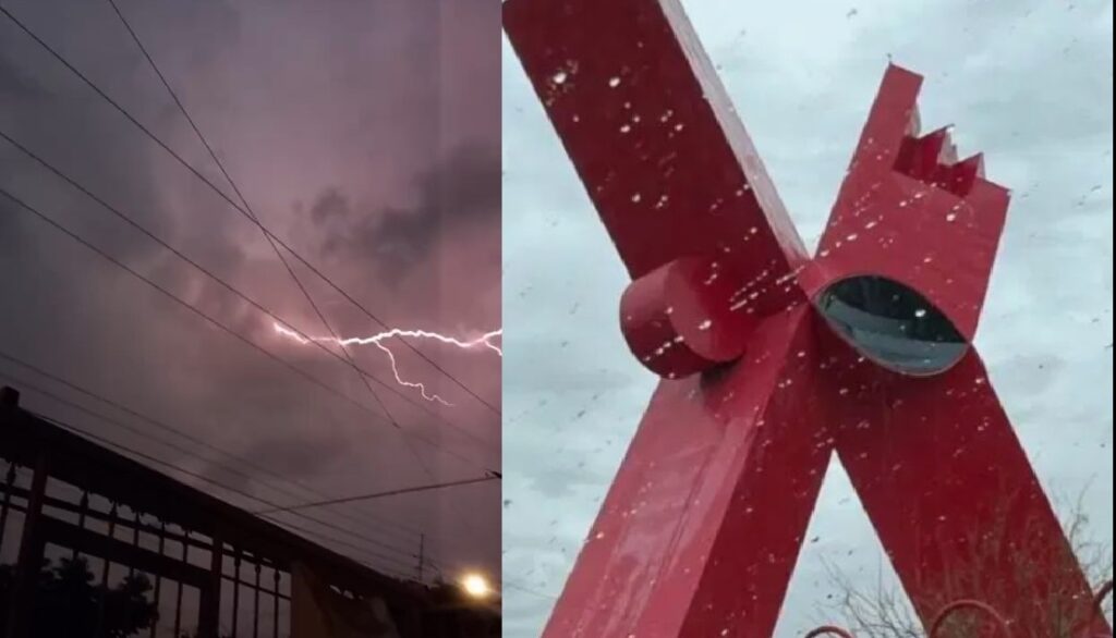 Ciudad Juárez registra chubascos aislados y tormentas eléctricas