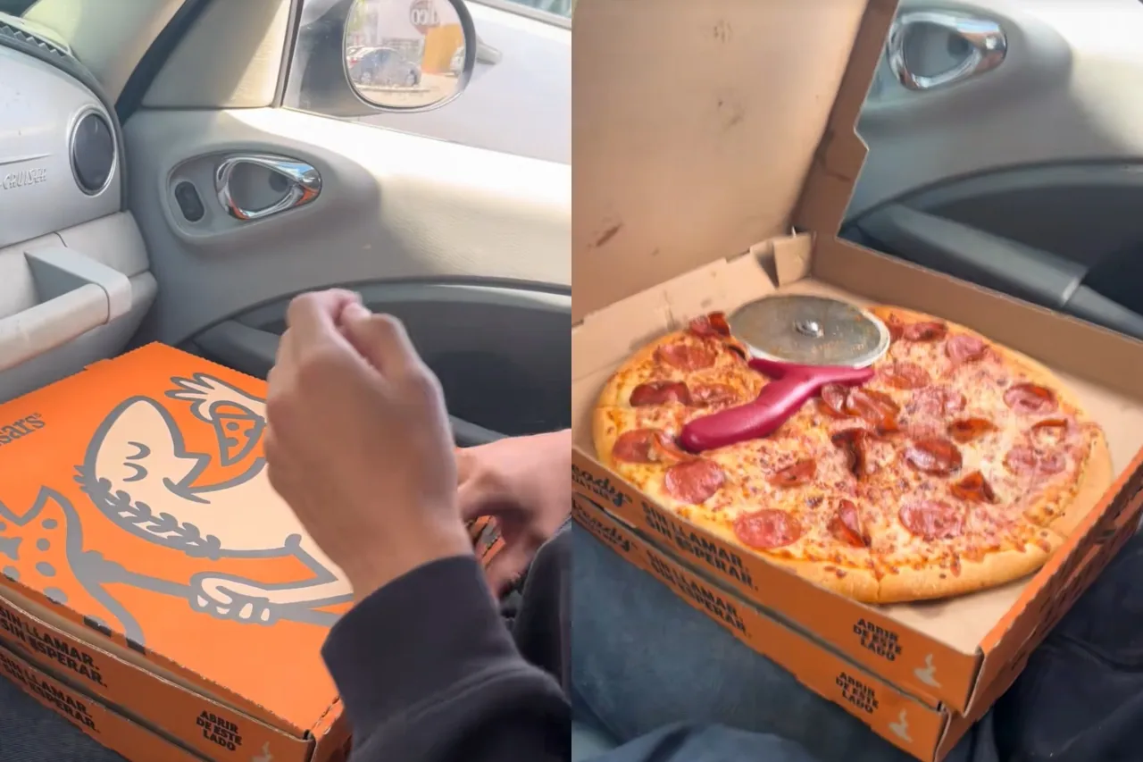 Compran pizza en Little Caesars y encuentran herramienta dentro de la caja 1