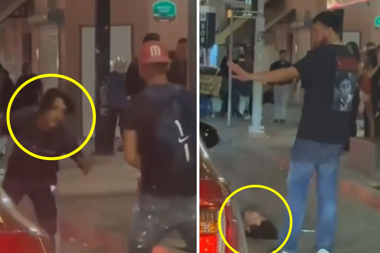 Deja pelea a hombre inconsciente en fila del puente Santa Fe 1
