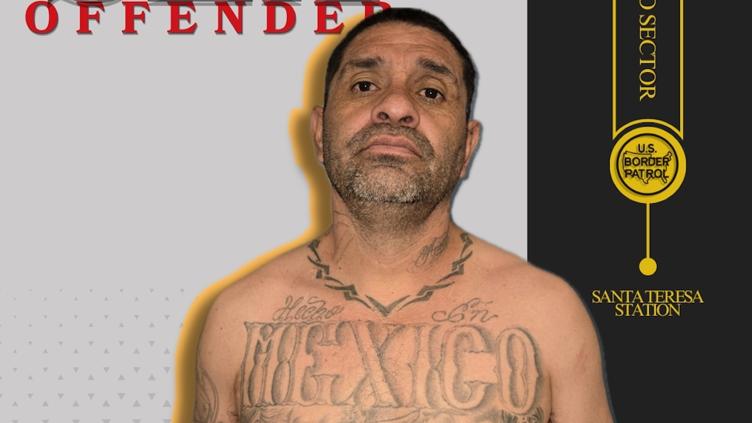 Autoridades de Estados Unidos informaron la detención de un ciudadano mexicano con antecedentes penales, quien intentó ingresar de manera ilegal al país por la zona de Santa Teresa, en el sector de El Paso.