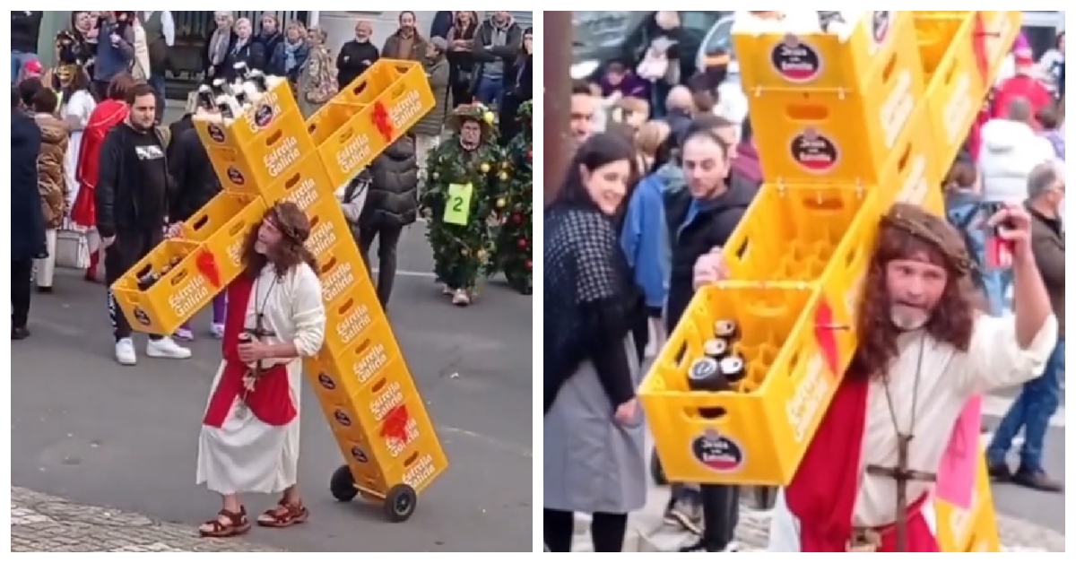 Video captado en carnaval de Galicia desata críticas y burlas en internet