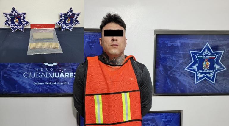 ¡Lo delató su mala manera de manejar! Cae sujeto con 25 b4l4s de 4rma larga 1