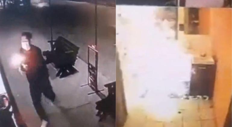Video revela cómo tiraron 'molotov' contra negocio de alitas 1