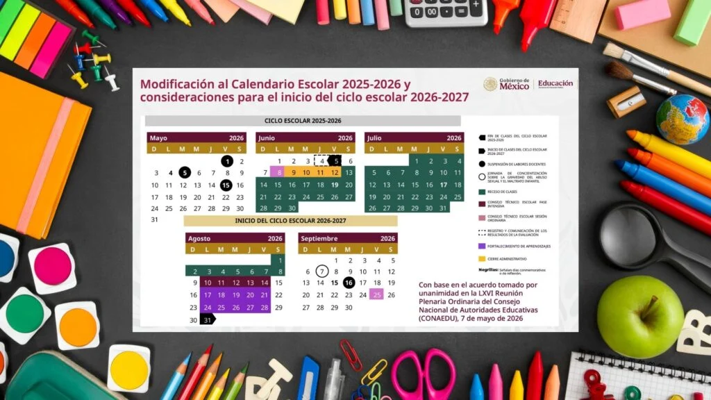 SEP y Sheinbaum definirán hoy si cambian el calendario escolar 2025-2026 1