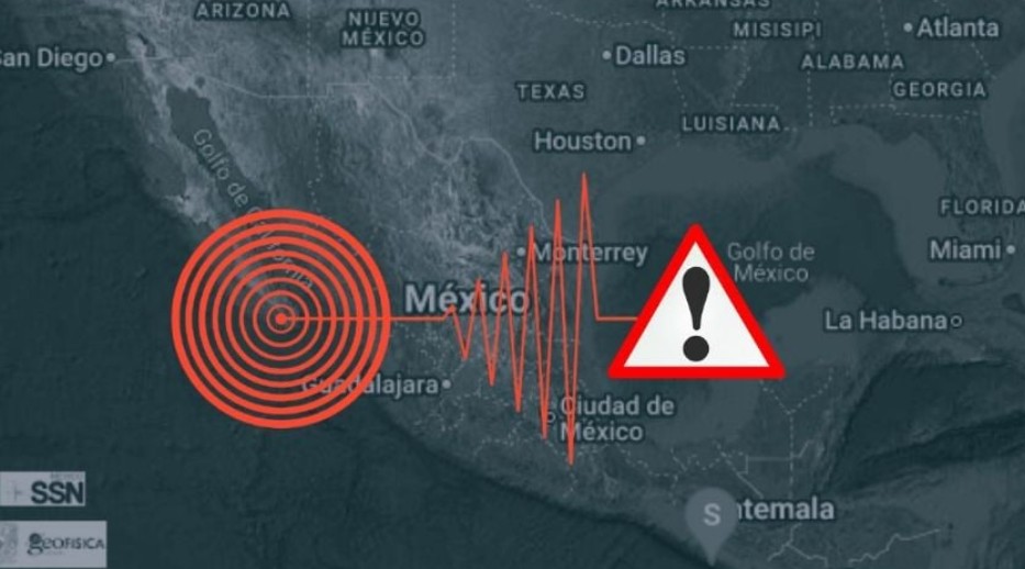 Reportan tres sismos en México durante la madrugada de este 6 de mayo 1