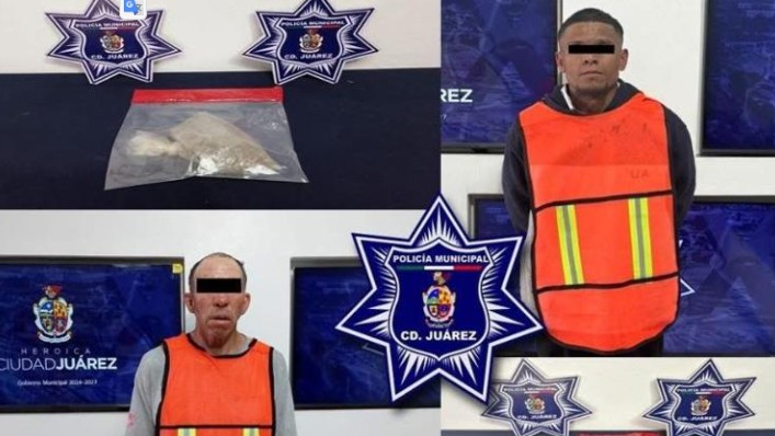 Detienen a dos hombres con dr0g4 en distintos sectores de Juárez 1