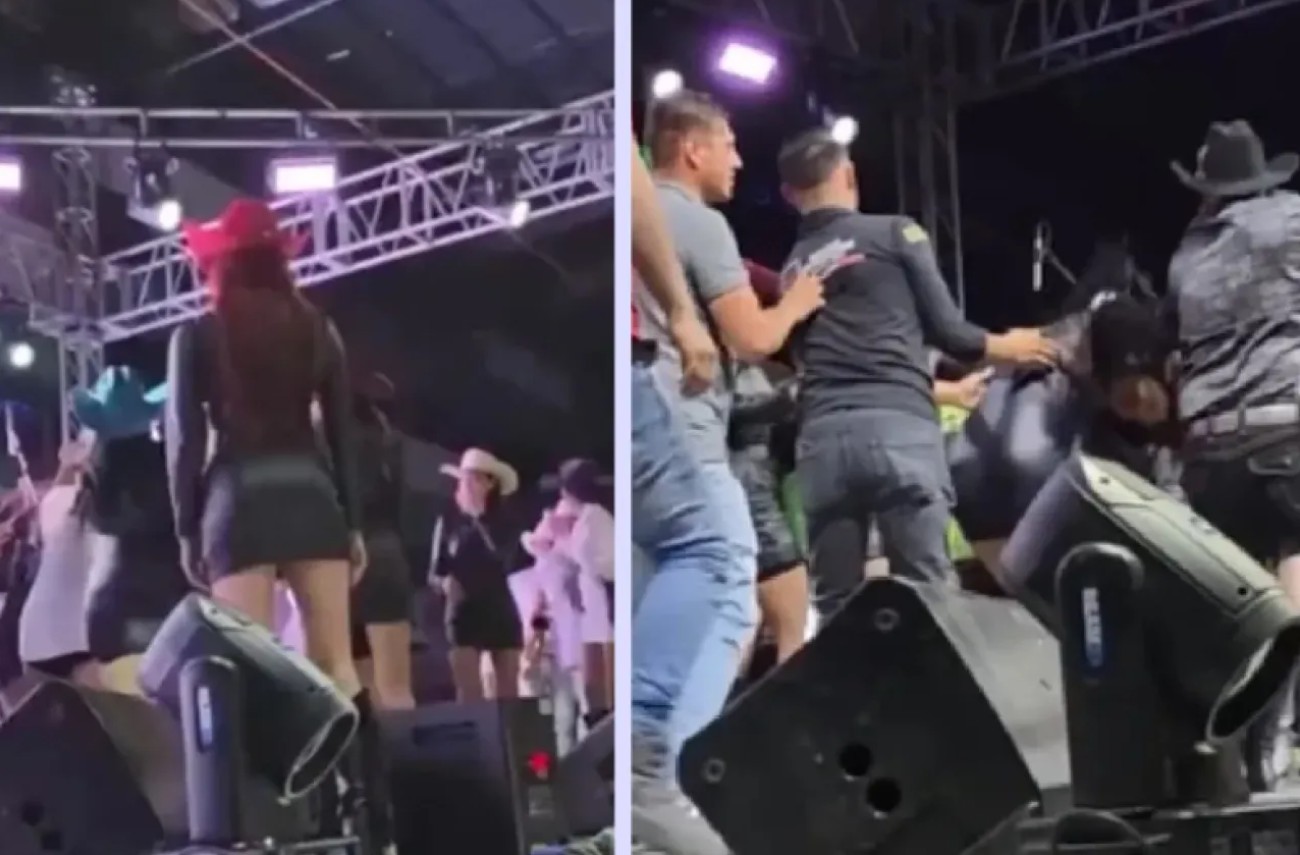 P3lea entre bailarinas termina con concierto clausurado en Chihuahua 1