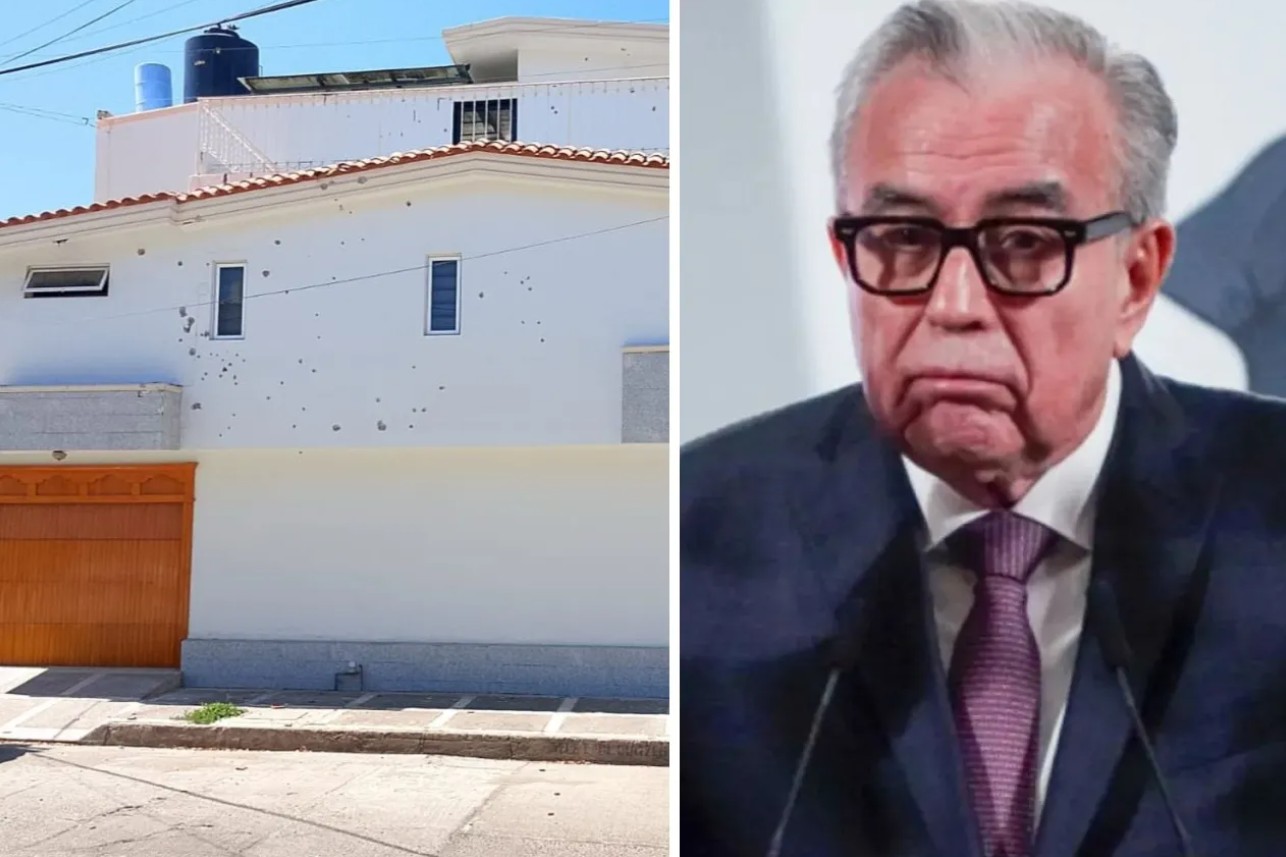 Atacan a b4laz0s casa de Rubén Rocha Moya en Culiacán 1