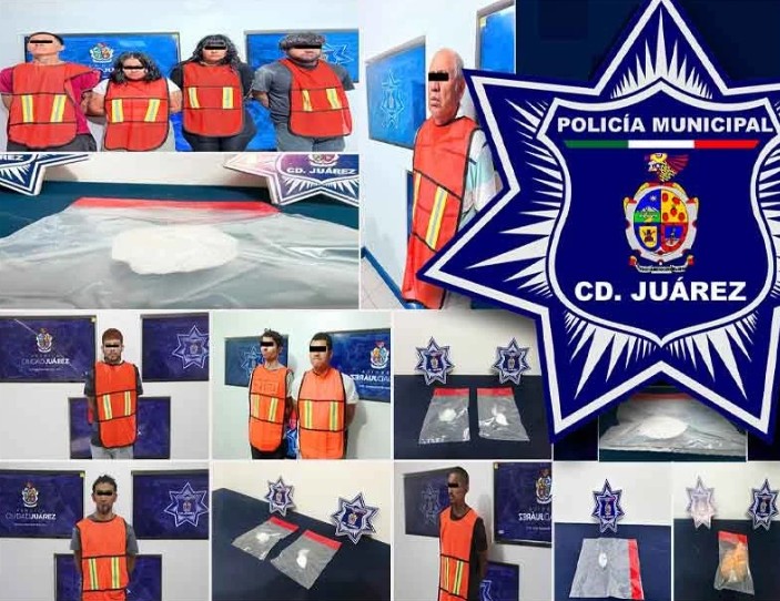 Capturan a diez presuntos n4rcom3nud1stas en distintos puntos de Juárez 1