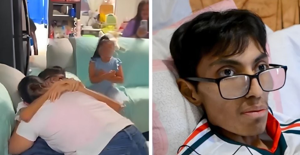 Kevin logró abrazar a sus padres antes de m0rir por cáncer terminal 1