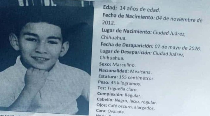 Piden apoyo para localizar a Cristian Ismael des4par3cido hace cuatro días 1