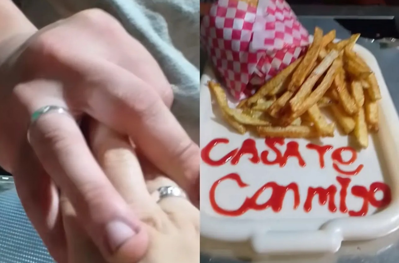 Le piden matrimonio con kétchup en restaurante y reciben burlas en redes 1