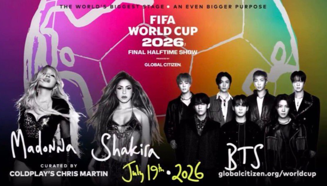 FIFA confirma show histórico con Shakira, Madonna y BTS en la final del Mundial 1