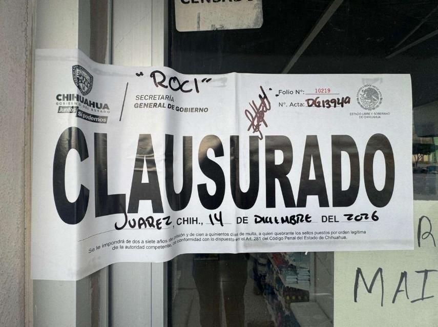 Clausuran nueve negocios en Juárez por irregularidades y v3nta de alc0hol 2