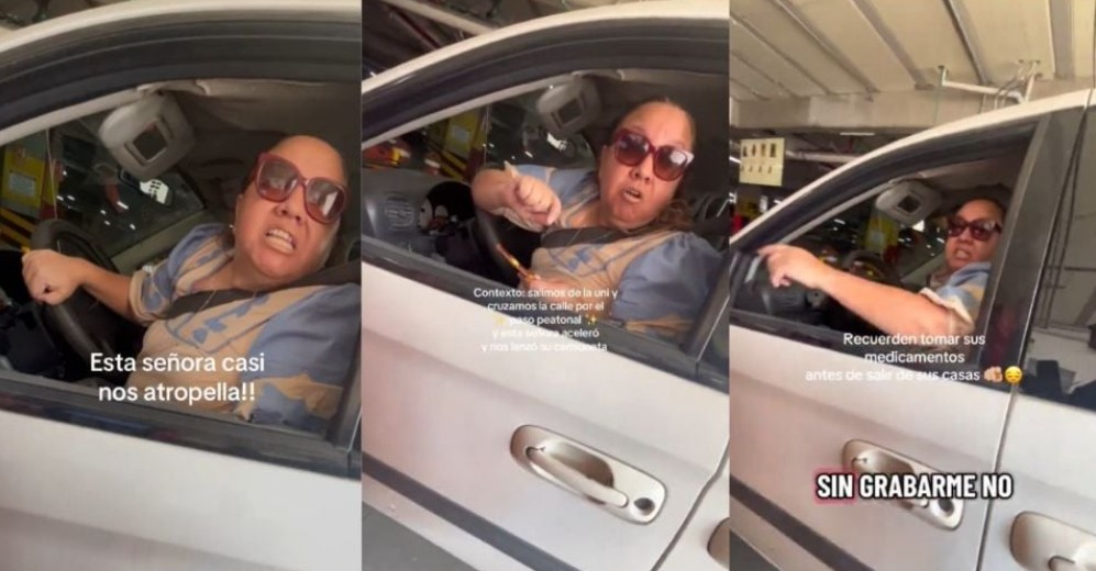 Apodan ‘Lady Tronchatoro’ a conductora que aseguró que los autos tienen prioridad sobre los peatones 1