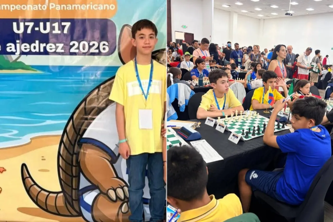 Orgullo juarense: Kenneth Alba conquista oro en Panamericano de Ajedrez 1