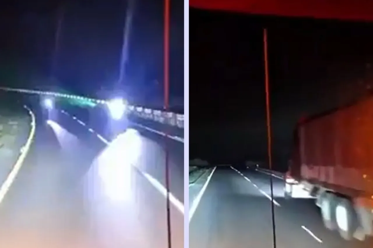 Trailero evade asalto en carretera y atropella a uno de los delincuentes 1