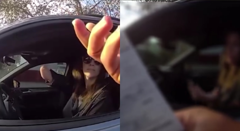 El caso se volvió viral luego de que un oficial asegurara haberla visto manipulando el teléfono con una mano que no tiene