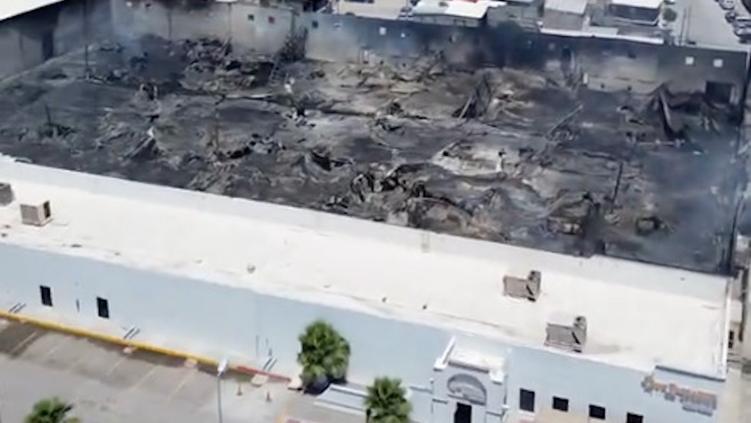 VIDEO: Así quedó maquiladora Sun Packaging tras devastador incendio en Juárez 1