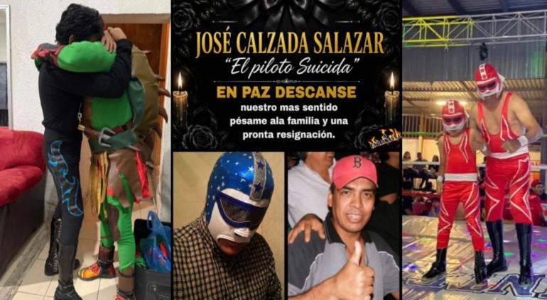 Despiden entre lágrimas a “Piloto Suicida” tras morir durante función de lucha libre 1