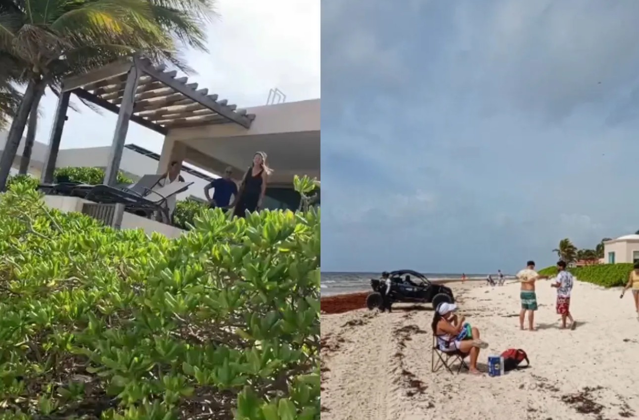 “Lady Beach”: extranjera intenta correr a mexicanos y termina con una fiesta 1