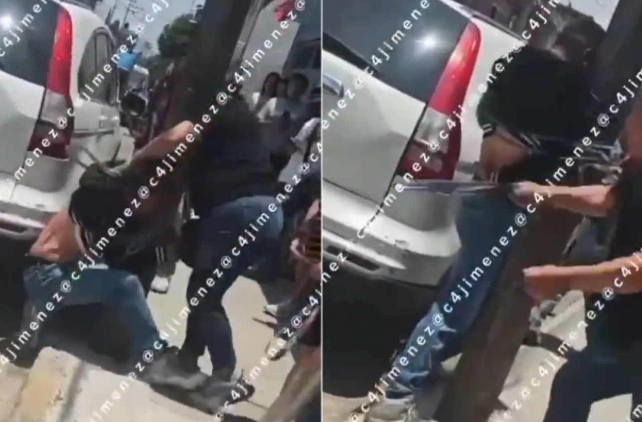 Madre confronta a su hijo tras ser retenido por presunto r0b0 102
