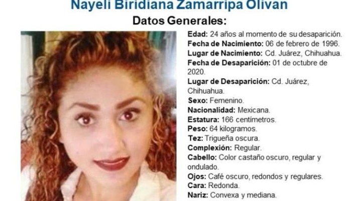 Ofrecen recompensa de 200 mil pes0s para localizar a Nayeli Zamarripa 1