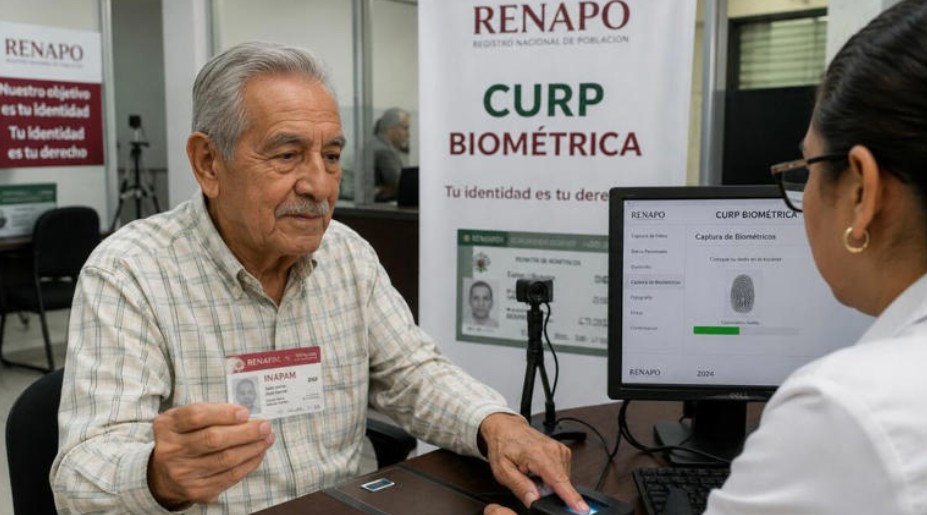 Adultos mayores con credencial INAPAM pueden tramitar la CURP Biométrica sin cita 1