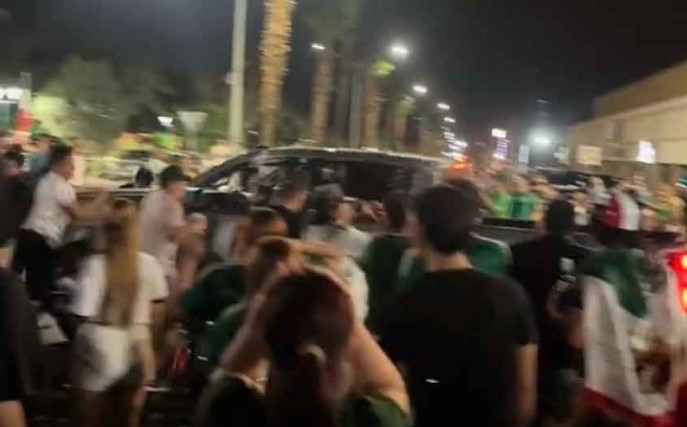 Video capta atr0p3llo múltiple durante festejos por triunfo de México 1