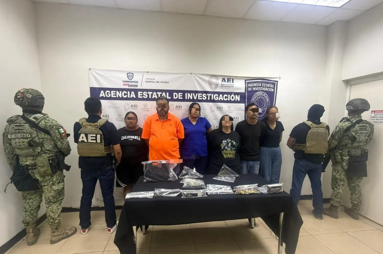 Detienen a seis personas con 4rm4s y dr0g4 durante cateo en la colonia 16 de Septiembre 1