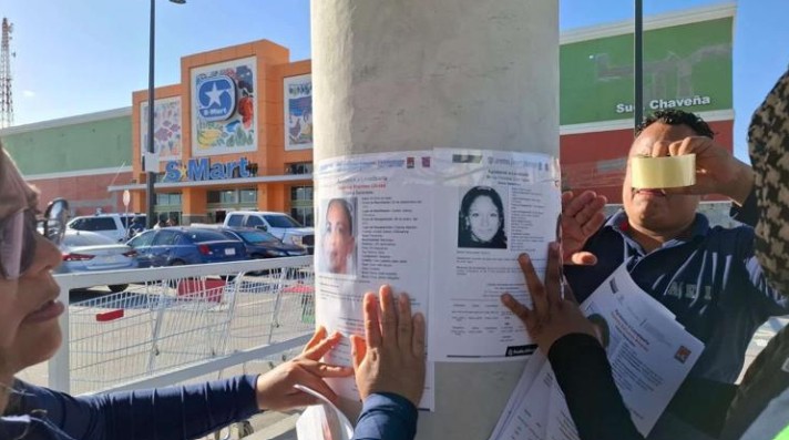 Tras denunciar am3naz4s, colectivos colocan fichas de búsqueda en Juárez 1