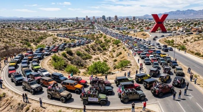 Más de 500 Jeeps recorrerán Ciudad Juárez en la caravana Go Topless Road Day 1