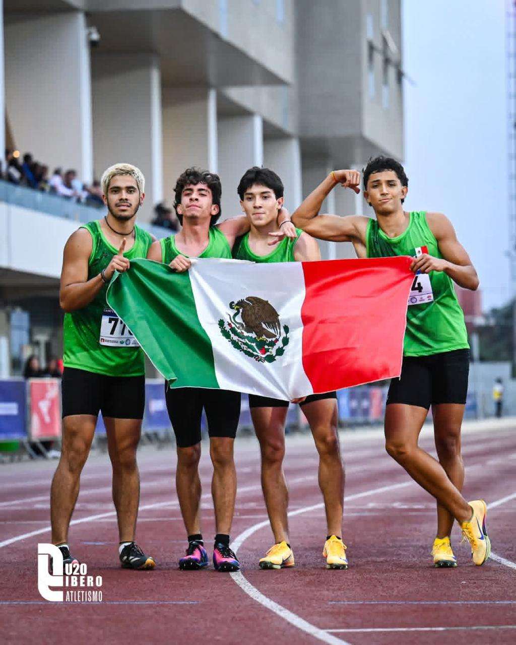 Ganan atletas juarenses tres medallas para México en Iberoamericano U-20 1