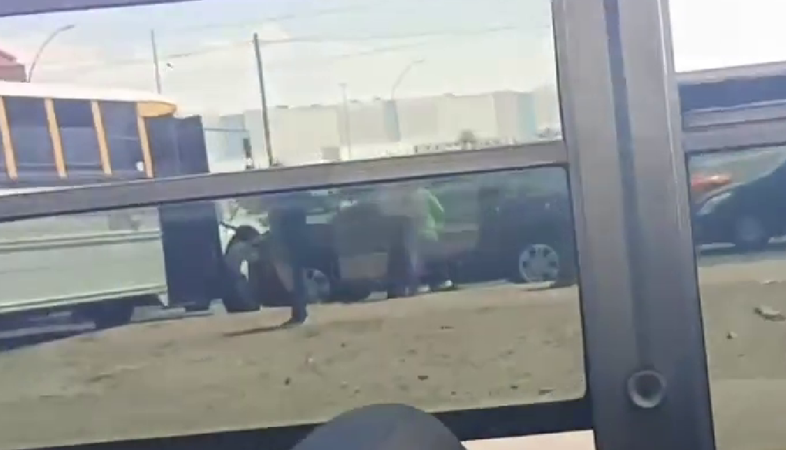 Choque múltiple de ruteras en la Talamás Camandari 1