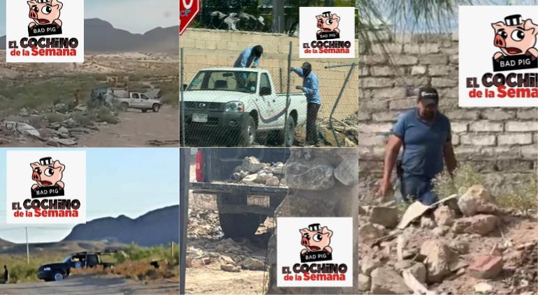 Ignoró las advertencias de empleados municipales mientras descargaba residuos en La Mesita