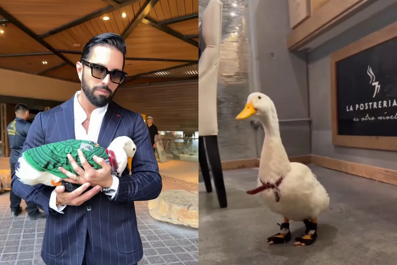 Poncho de Nigris aparece a lado del Pato Merlín y genera revuelo 1