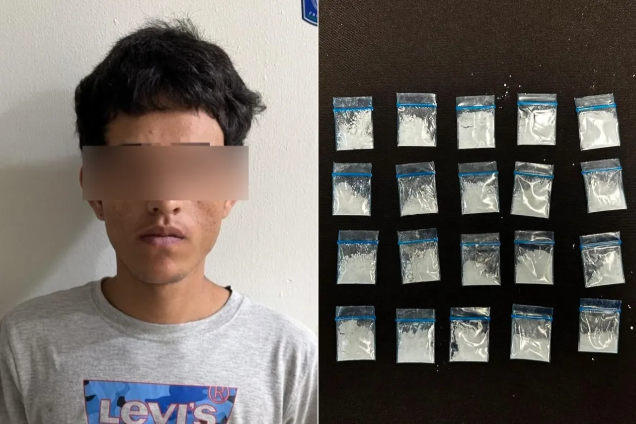 Agentes estatales aseguraron 14 gramos de droga durante un operativo en Ciudad Juárez