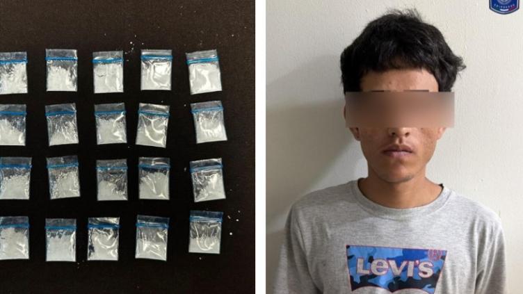 Detienen a joven con cocaína en la colonia Torres del PRI 1
