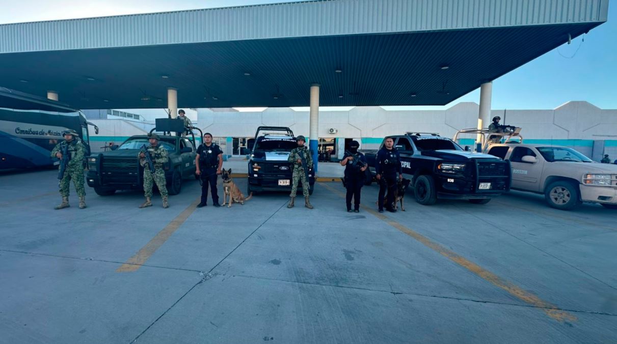 Despliegan operativo K9 en la Central Camionera para reforzar la seguridad 1