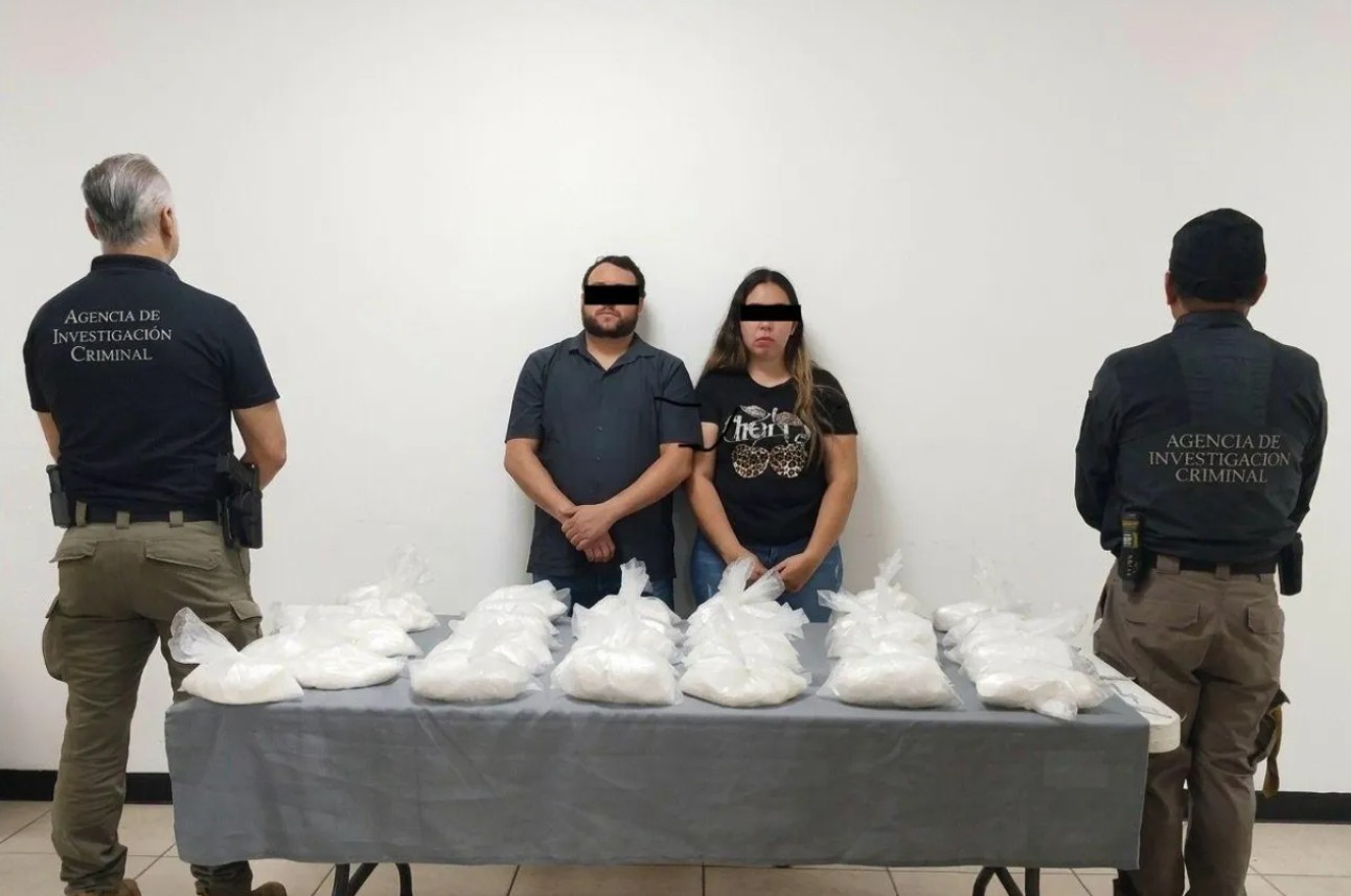 Aseguran cerca de 20 k1los de cr1st4l en filtro carretero de la vía Ahumada-Juárez 2