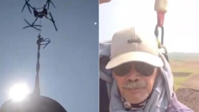 Agricultor sorprende al usar un dron para transportarse sobre sus tierras de cultivo 75