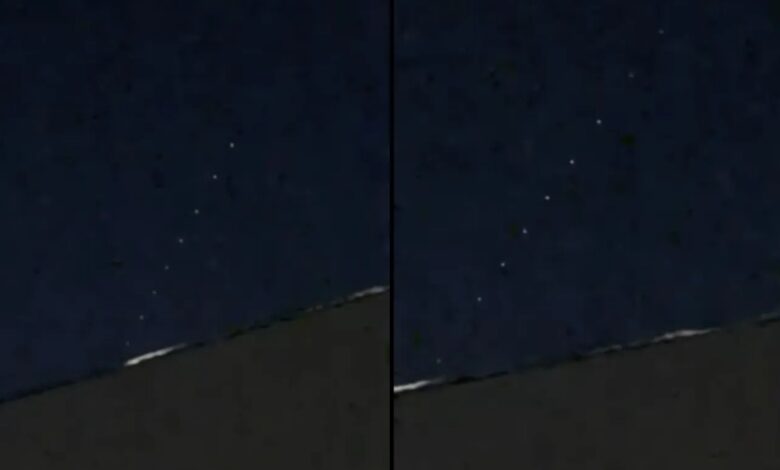 Extraña fila de luces sorprende a juarenses; eran satélites de Starlink 1