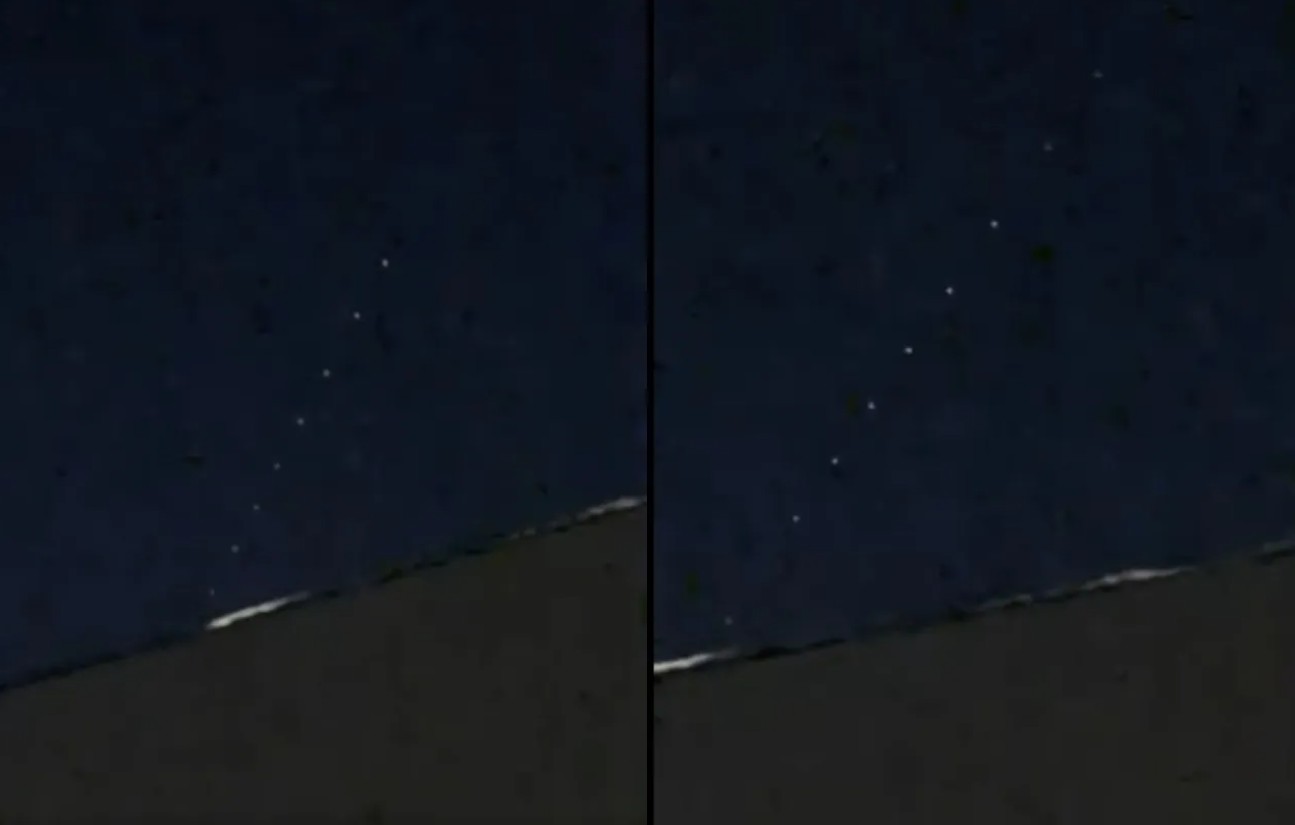 Extraña fila de luces sorprende a juarenses; eran satélites de Starlink