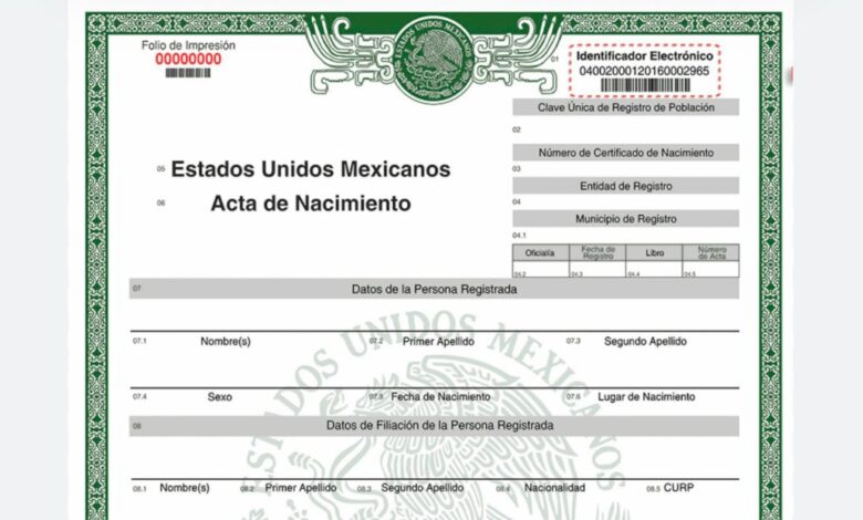 Ya puedes corregir tu acta de nacimiento por Internet; así funciona el trámite 1
