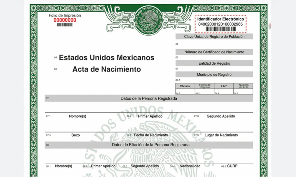 Ya puedes corregir tu acta de nacimiento por Internet; así funciona el trámite