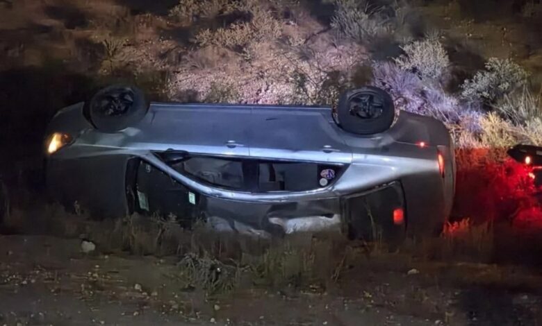 Mu3r3 niño de 8 años tras volcadura en la carretera Panamericana 1