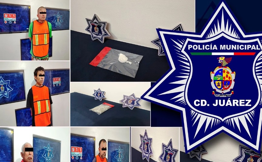Detienen a cuatro personas con cr1st4l y m4r1huan4 en distintos operativos de la SSPM