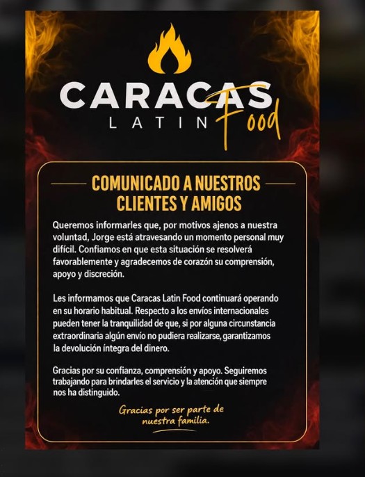 Arresta ICE a dueño de Caracas Latin Food en El Paso por presunto exceso de estancia con visa 2