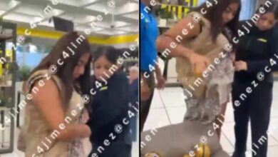 Mujer es sorprendida r0band0 juguetes en Coppel 2