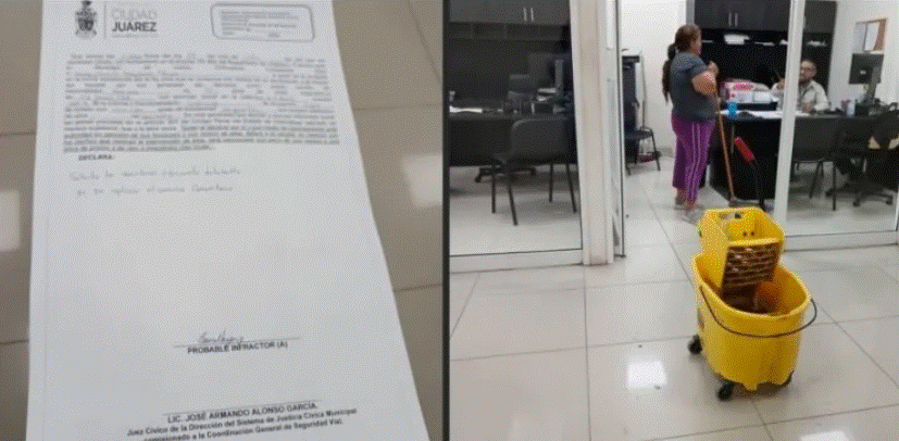 La automovilista contó que fue canalizada al Banco de Alimentos y recibió un beneficio en su sanción por utilizar el celular al conducir.